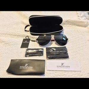 KingSeven Aviator Style Sunglasses